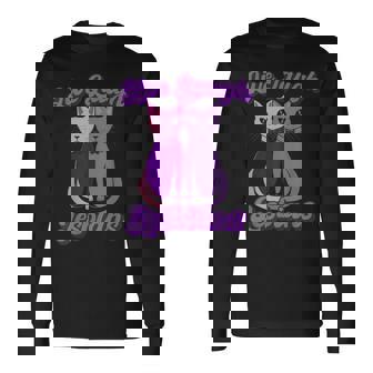 Live Laugh Lesbians Cat Couple Love Is Love Lgbt Parade Long Sleeve T-Shirt - Thegiftio UK