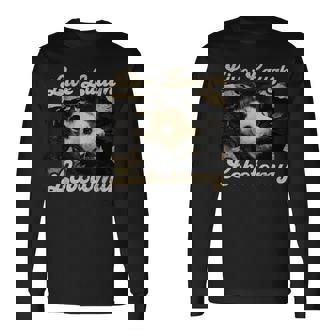 Live Laugh Lobotomy Opossum Possum Long Sleeve T-Shirt - Thegiftio UK