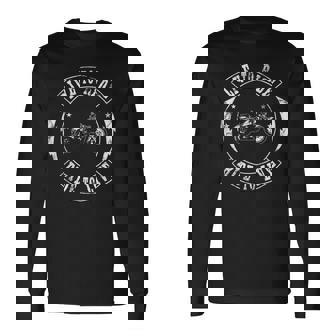 Live To Ride Ride To Live Cruiser Motorcycle Long Sleeve T-Shirt | Mazezy