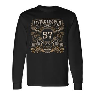 Living Legend 1966 57Th Birthday Long Sleeve - Monsterry DE