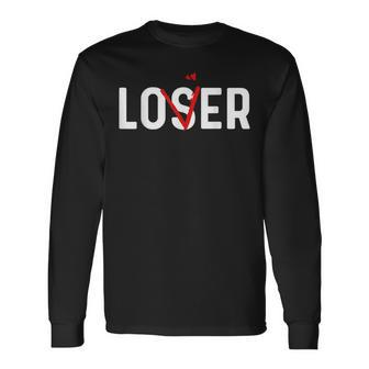 Loser Lover Lost Lover Lover Friend Loser Loser Long Sleeve T-Shirt | Mazezy