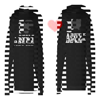 I Love Abbeville Long Sleeve T-Shirt | Mazezy