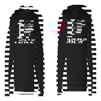 I Love Annawan I Heart Annawan Long Sleeve T-Shirt | Mazezy
