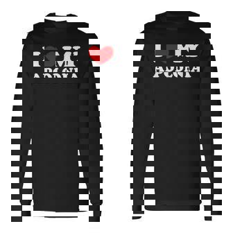 I Love My Apolonia I Heart My Apolonia Long Sleeve T-Shirt | Mazezy