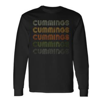 Love Heart Cummings GrungeVintage Style Black Cummings Long Sleeve T-Shirt | Mazezy