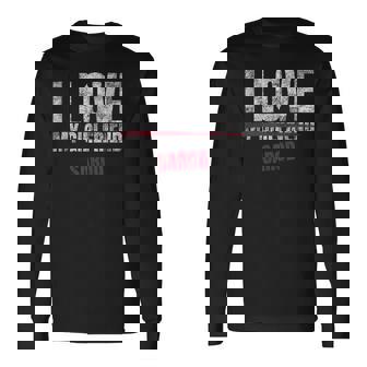 I Love Sarod Musical Instrument Music Musical Long Sleeve T-Shirt | Mazezy