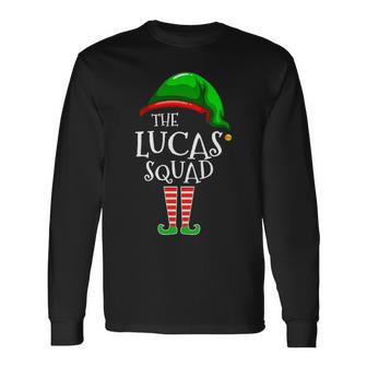 Lucas Name The Lucas Squad Long Sleeve T-Shirt - Seseable