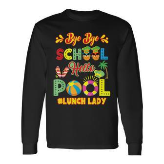 Lunch Lady Summer Break Lunch Lady Off Duty School Cafeteria Long Sleeve T-Shirt - Seseable