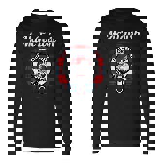 Mactavish Clan Scottish Name Coat Of Arms Tartan Long Sleeve T-Shirt | Mazezy