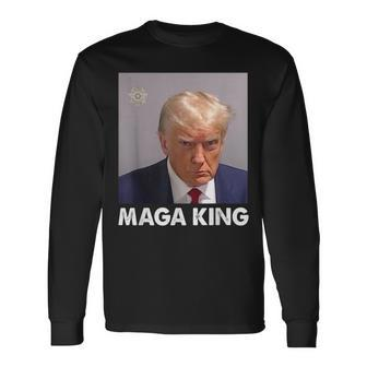 Maga King Trump Never Surrender Long Sleeve T-Shirt | Mazezy