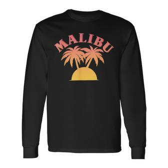 Malibu Sunset California Aesthetic Classic Long Sleeve - Monsterry