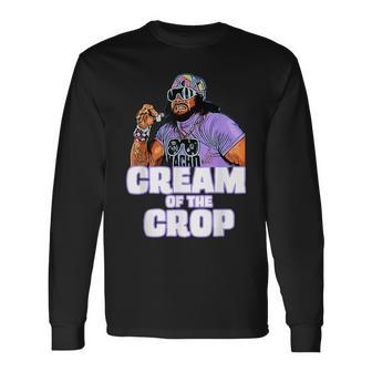 Man Cream Of The Crop Macho Meme Meme Long Sleeve T-Shirt T-Shirt | Mazezy DE