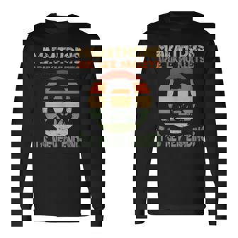 Marathons Are Like Mullets Its Never Ending Mullet Pride Long Sleeve T-Shirt T-Shirt | Mazezy