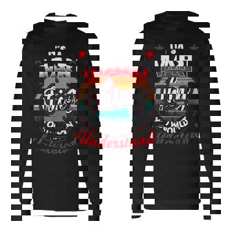 Mari Retro Name Its A Mari Thing Long Sleeve T-Shirt | Mazezy