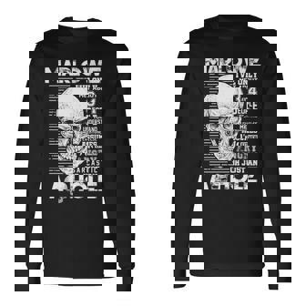 Marlowe Name Marlowe Ively Met About 3 Or 4 People Long Sleeve T-Shirt - Seseable