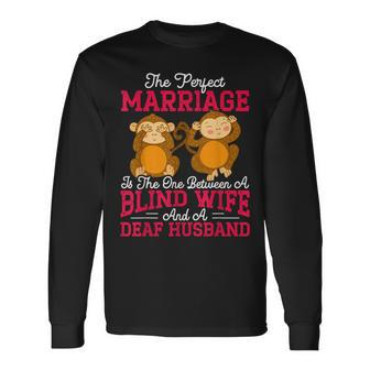 Married Couple Wedding Anniversary Marriage Long Sleeve - Monsterry DE