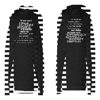 Math Humor Statistics Long Sleeve T-Shirt - Thegiftio