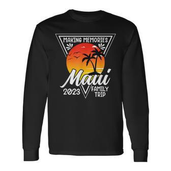 Maui Beach Vacation 2023 Hawaii Trip Group Long Sleeve T-Shirt - Seseable