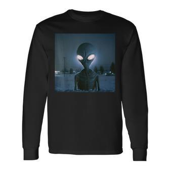 Midnight Winter Alien Alien Long Sleeve T-Shirt T-Shirt | Mazezy