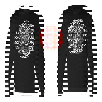 Mitchell Surname Last Name Scottish Clan Tartan Badge Crest Last Name Long Sleeve T-Shirt T-Shirt | Mazezy