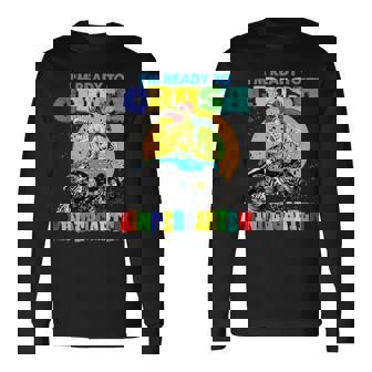 Monster Truck Dinosaur Im Ready To Crush Kindergarten Long Sleeve T-Shirt | Mazezy