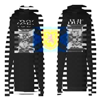 Moore Scottish Clan Name Scotland Flag Festival Moore Long Sleeve T-Shirt T-Shirt | Mazezy