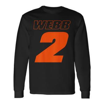 Motocross And Supercross Number 2 Cooper 2 Webb Long Sleeve T-Shirt | Mazezy