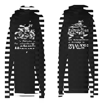 Motorbike Motorcycle Biker Love Motorcycles Long Sleeve T-Shirt | Mazezy