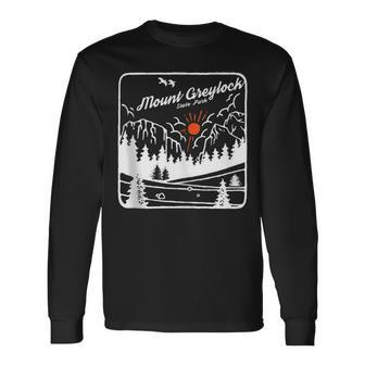 Mount Greylock State Reservation Massachusetts Modern Cool Long Sleeve T-Shirt | Mazezy