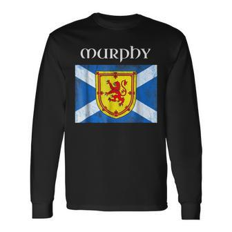 Murphy Scottish Clan Name Scottish Festival Long Sleeve T-Shirt | Mazezy