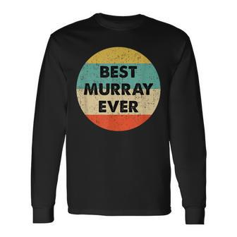 Murray Name Long Sleeve T-Shirt - Thegiftio UK