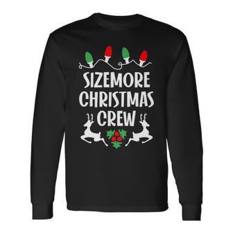 More Name Christmas Crew More V2 Long Sleeve T-Shirt - Seseable