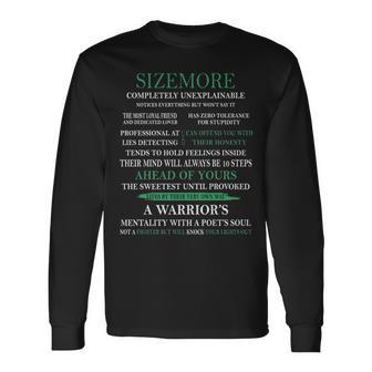 More Name More Completely Unexplainable Long Sleeve T-Shirt | Seseable UK