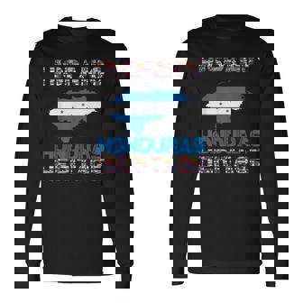 National Hispanic Heritage Month Honduras Flag Honduras Long Sleeve T-Shirt - Thegiftio