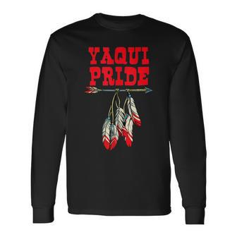 Native Indian Yaqui Pride Long Sleeve T-Shirt T-Shirt | Mazezy
