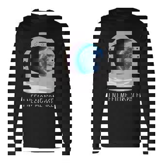 Need More Space Astronaut Exploration Spaceman Helmet Long Sleeve T-Shirt - Thegiftio