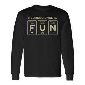 Neuroscience Major Neuroscientist Graduation Long Sleeve T-Shirt | Mazezy