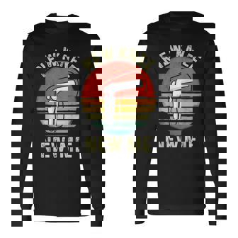 New Knee New Me Vintage Knee Replacement Surgery Long Sleeve T-Shirt T-Shirt | Mazezy