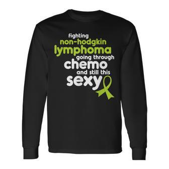 Non-Hodgkin Lymphoma Cancer Meme Long Sleeve T-Shirt | Mazezy