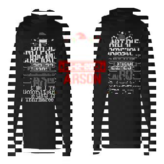 North Pole Correctional Arson Matching Family Christmas Long Sleeve T-Shirt - Thegiftio