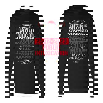 North Pole Correctional Public Intoxication Family Christmas Long Sleeve T-Shirt - Thegiftio