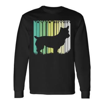 Norwich Terrier Idea For Dog Lover Long Sleeve T-Shirt | Mazezy