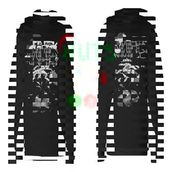 Nuts Chest Christmas Chestnuts Xmas Couple Matching Costume Long Sleeve T-Shirt - Thegiftio