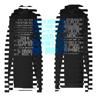Oil Rig Operator Oil Derrick Roughneck Oilfield Worker Long Sleeve T-Shirt | Mazezy