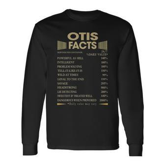 Otis Name Otis Facts Long Sleeve T-Shirt - Seseable