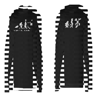 Paintball Player Evolution Paintballer Paint Ball Game Sport Long Sleeve T-Shirt | Mazezy