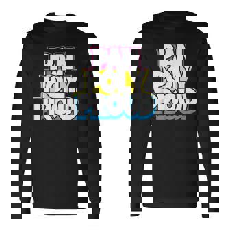 Pan Poly Proud Pansexual Polyamory Pride Lgbtq Supporter Long Sleeve T-Shirt | Mazezy