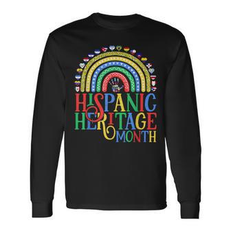 Hispanic Heritage Month Celebrating Pride Countries Latino Long Sleeve T-Shirt - Monsterry AU