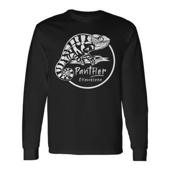 Panther Chameleon Reptile Keepers Lizard Long Sleeve T-Shirt | Mazezy