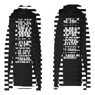 Paranormal Occult Skinwalker Costume Long Sleeve T-Shirt | Mazezy